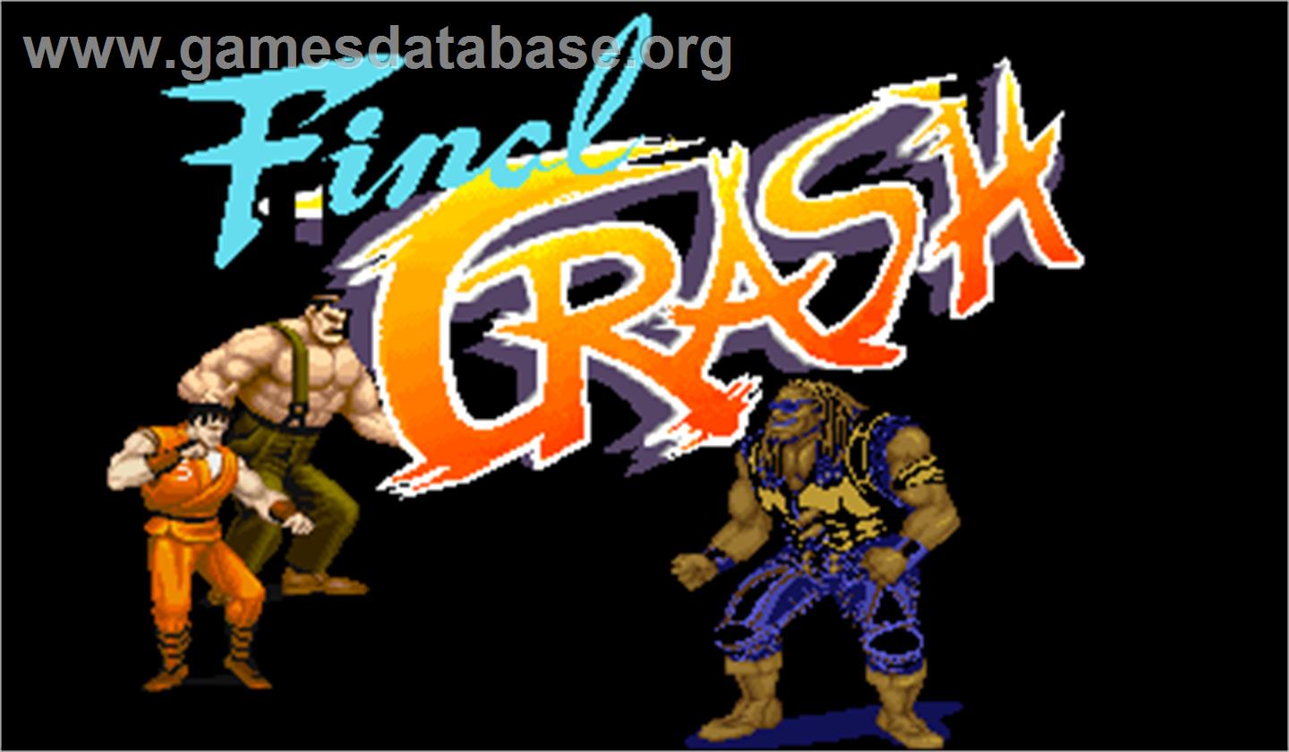Final Crash - Arcade - Artwork - Title Screen