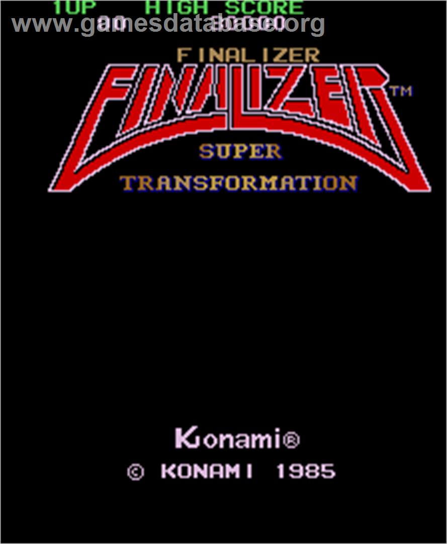 Finalizer - Super Transformation - Arcade - Artwork - Title Screen