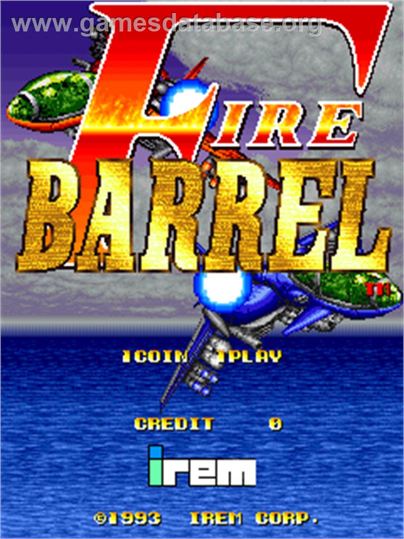 Fire Barrel - Arcade - Artwork - Title Screen