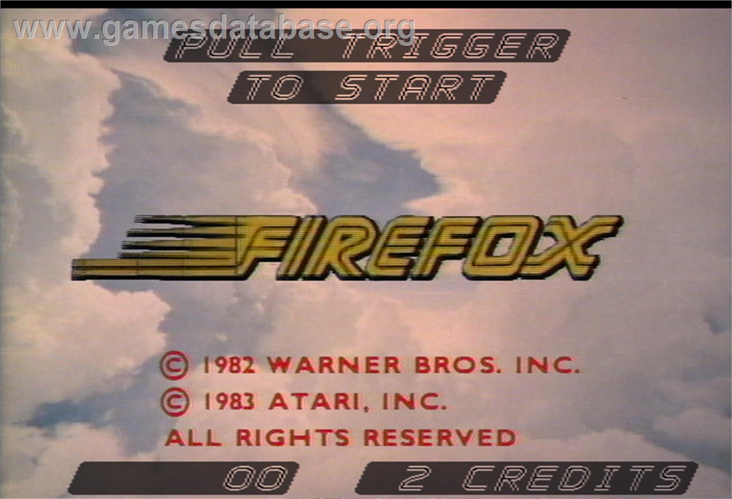 Fire Fox - Arcade - Artwork - Title Screen