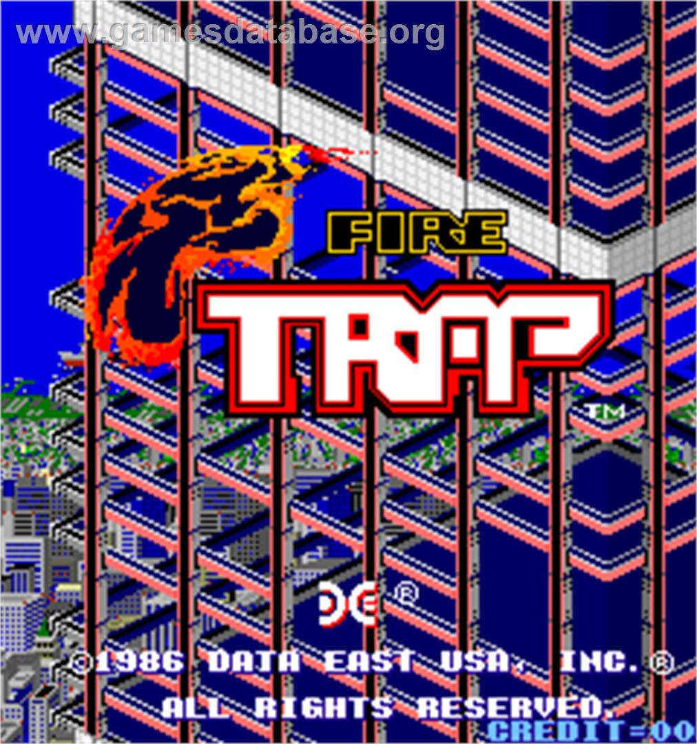 Fire Trap - Arcade - Artwork - Title Screen