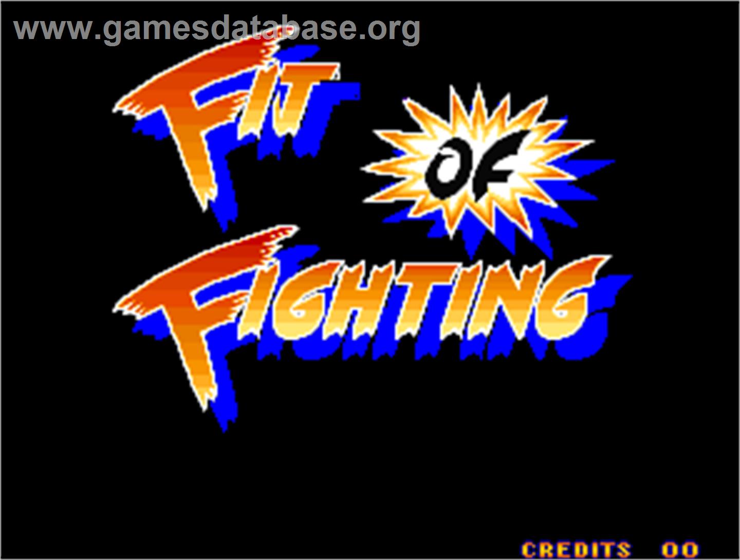 Fit of Fighting - Arcade - Artwork - Title Screen