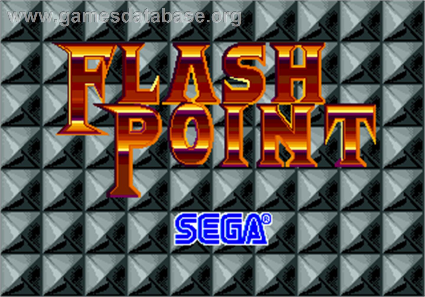 Flash Point - Arcade - Artwork - Title Screen