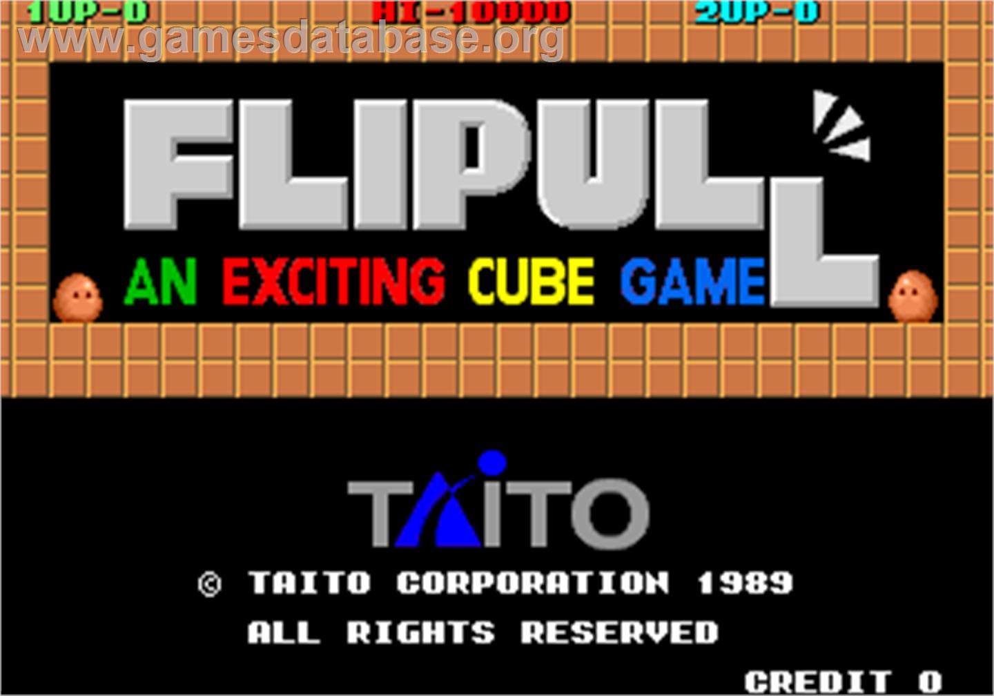 Flipull - Arcade - Artwork - Title Screen
