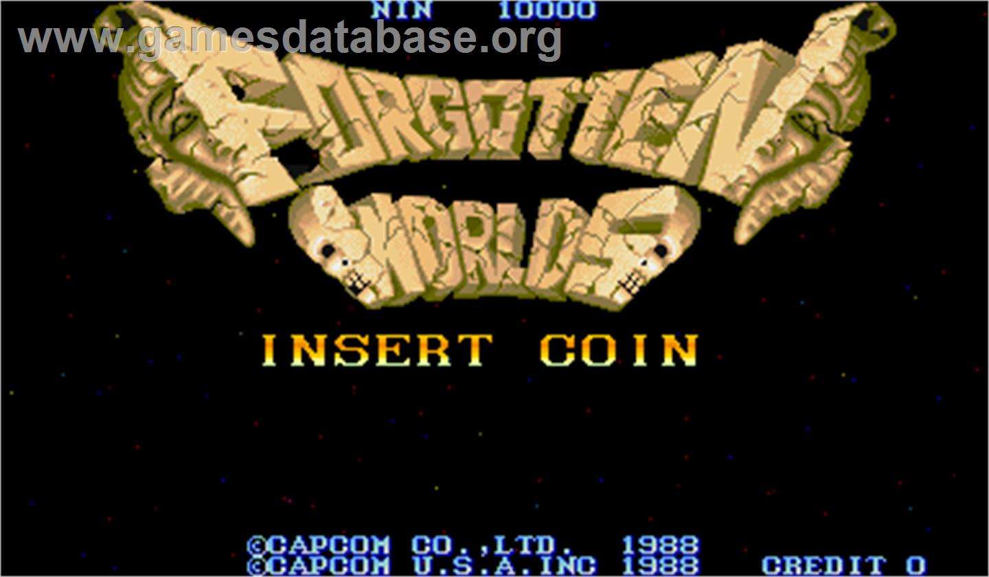 Forgotten Worlds - Arcade - Artwork - Title Screen