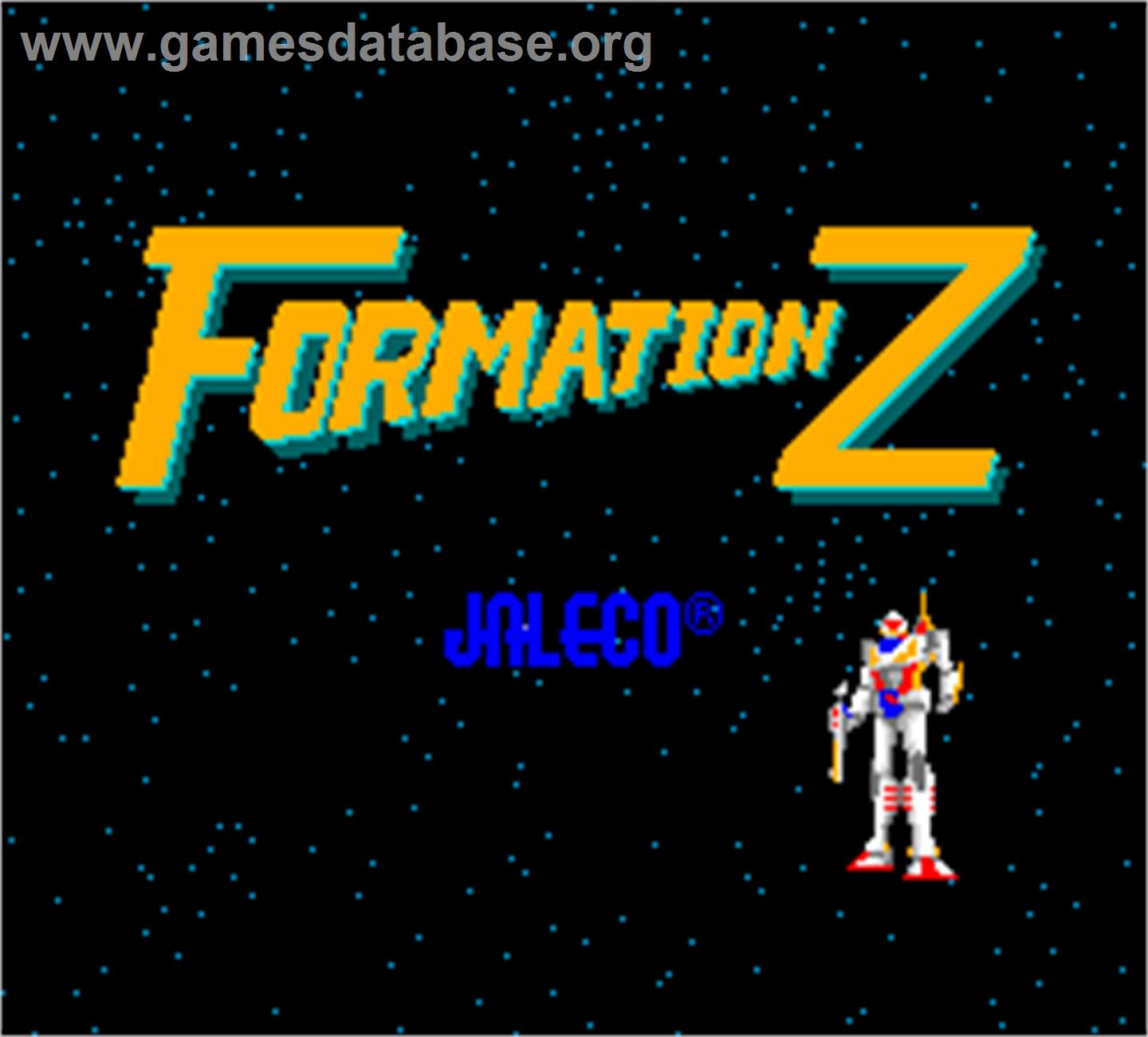 Formation Z - Arcade - Artwork - Title Screen