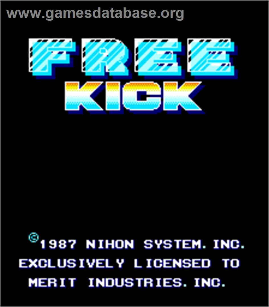 Free Kick - Arcade - Artwork - Title Screen