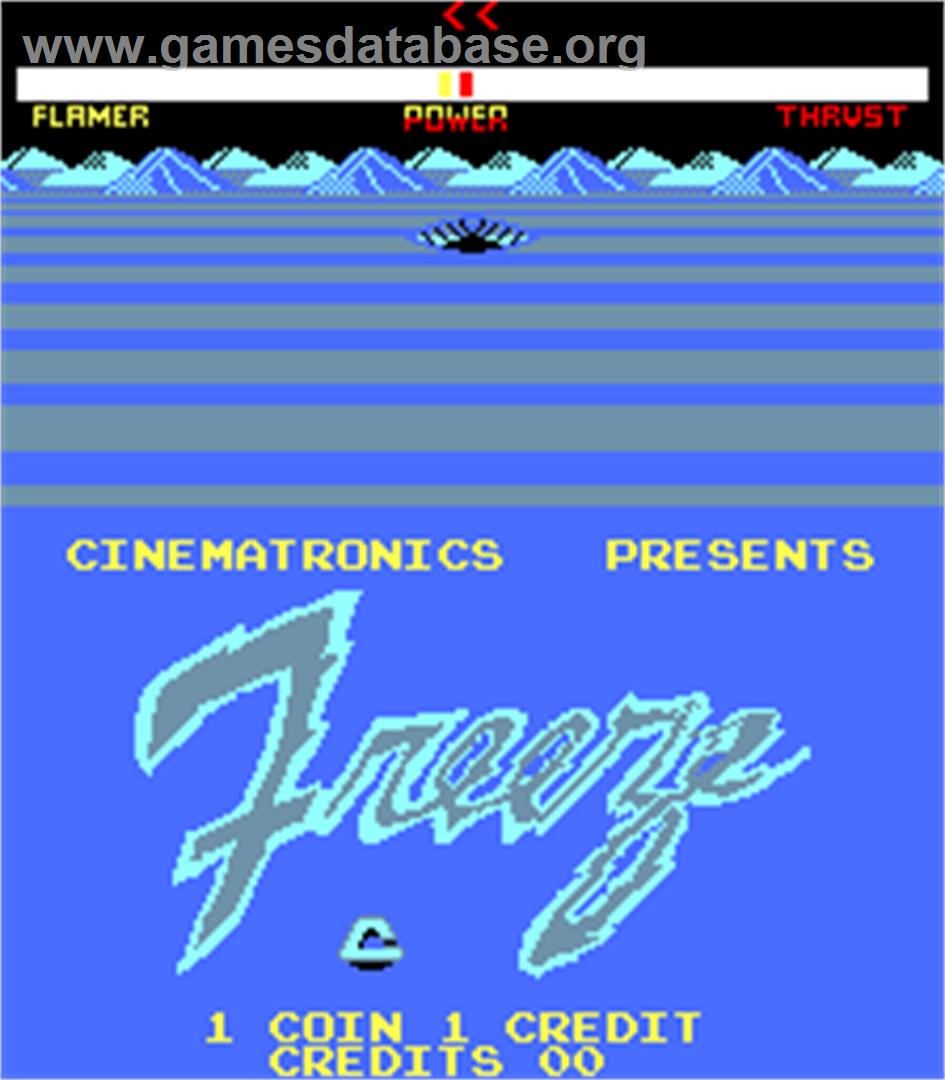 Freeze - Arcade - Artwork - Title Screen