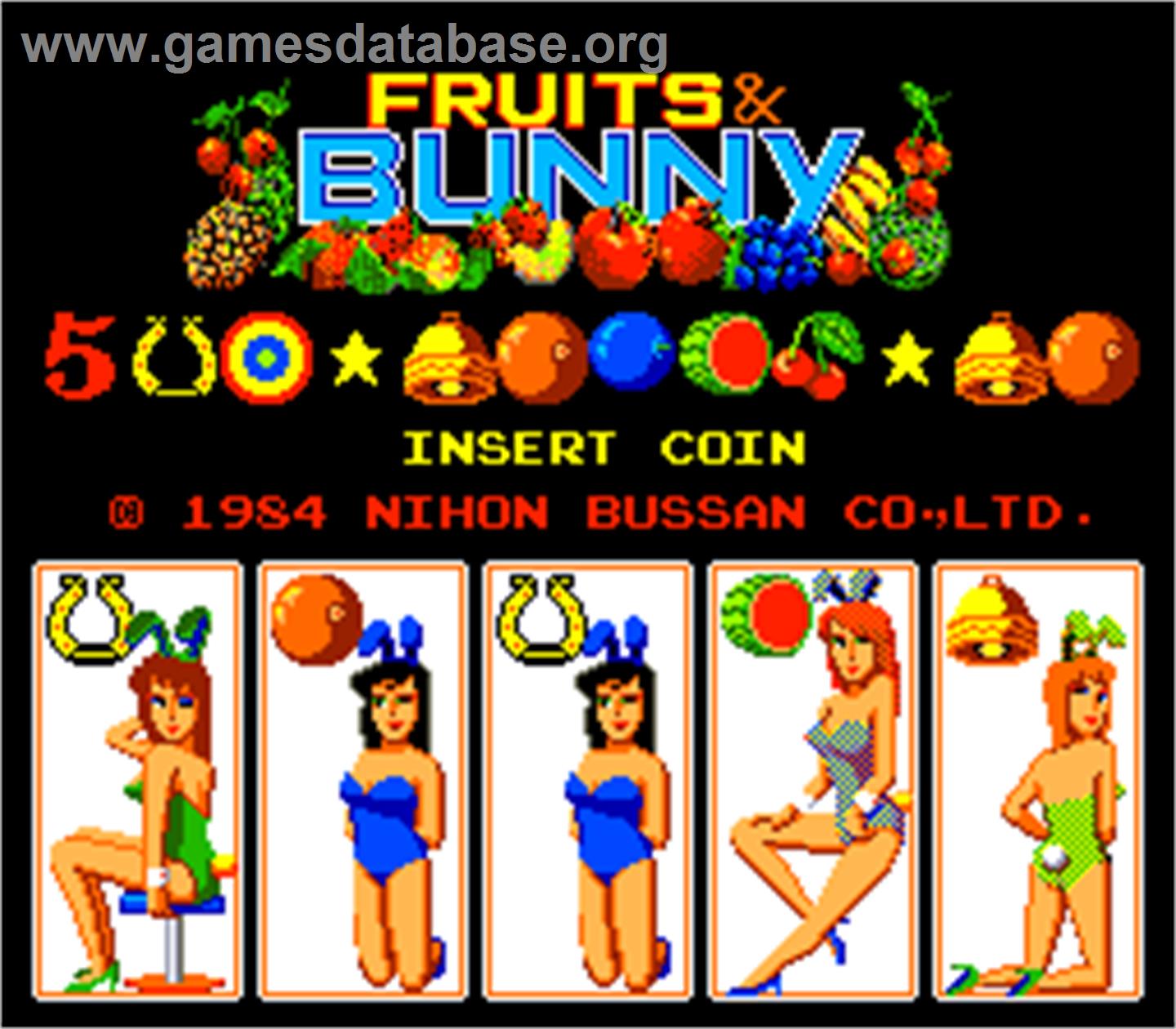 Fruits & Bunny - Arcade - Artwork - Title Screen