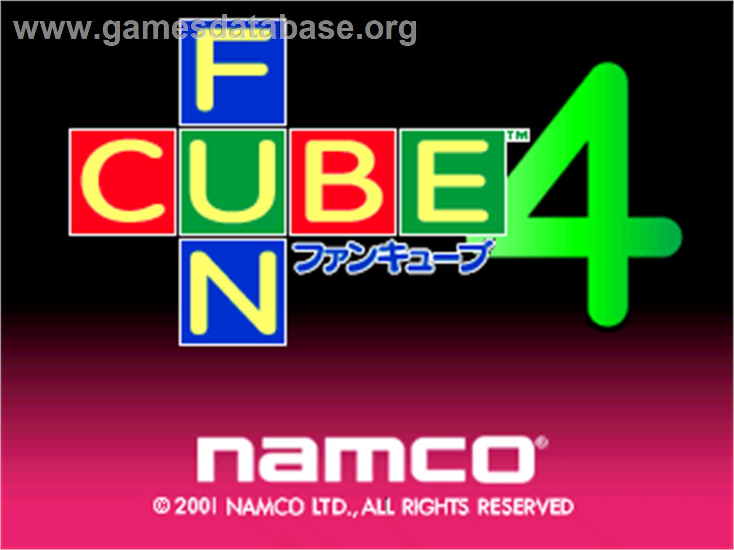 Funcube 4 - Arcade - Artwork - Title Screen