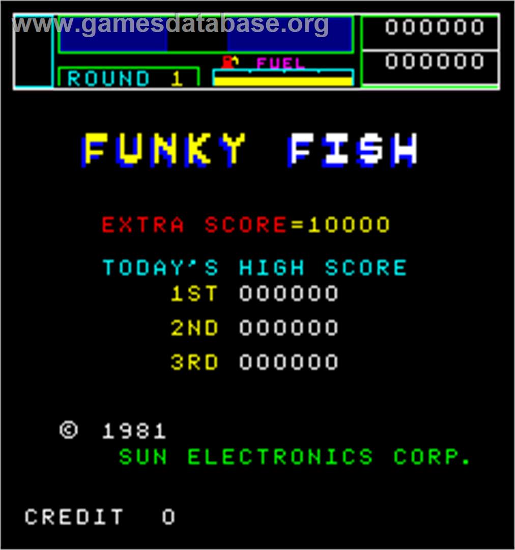 Funky Fish - Arcade - Artwork - Title Screen