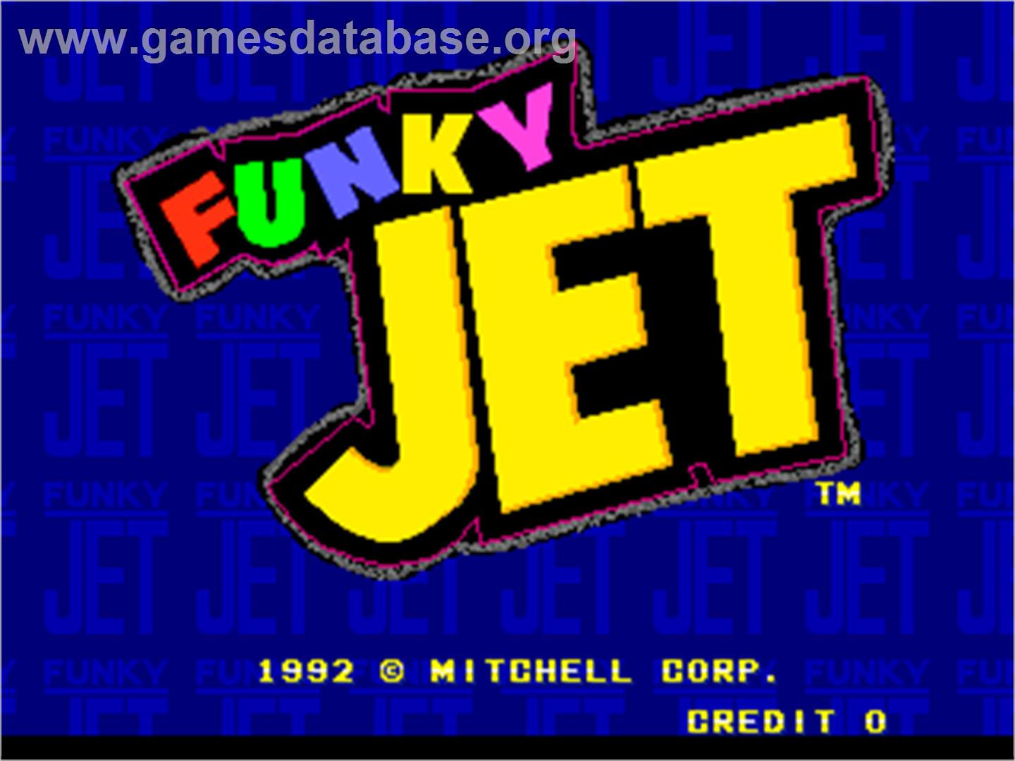 Funky Jet - Arcade - Artwork - Title Screen