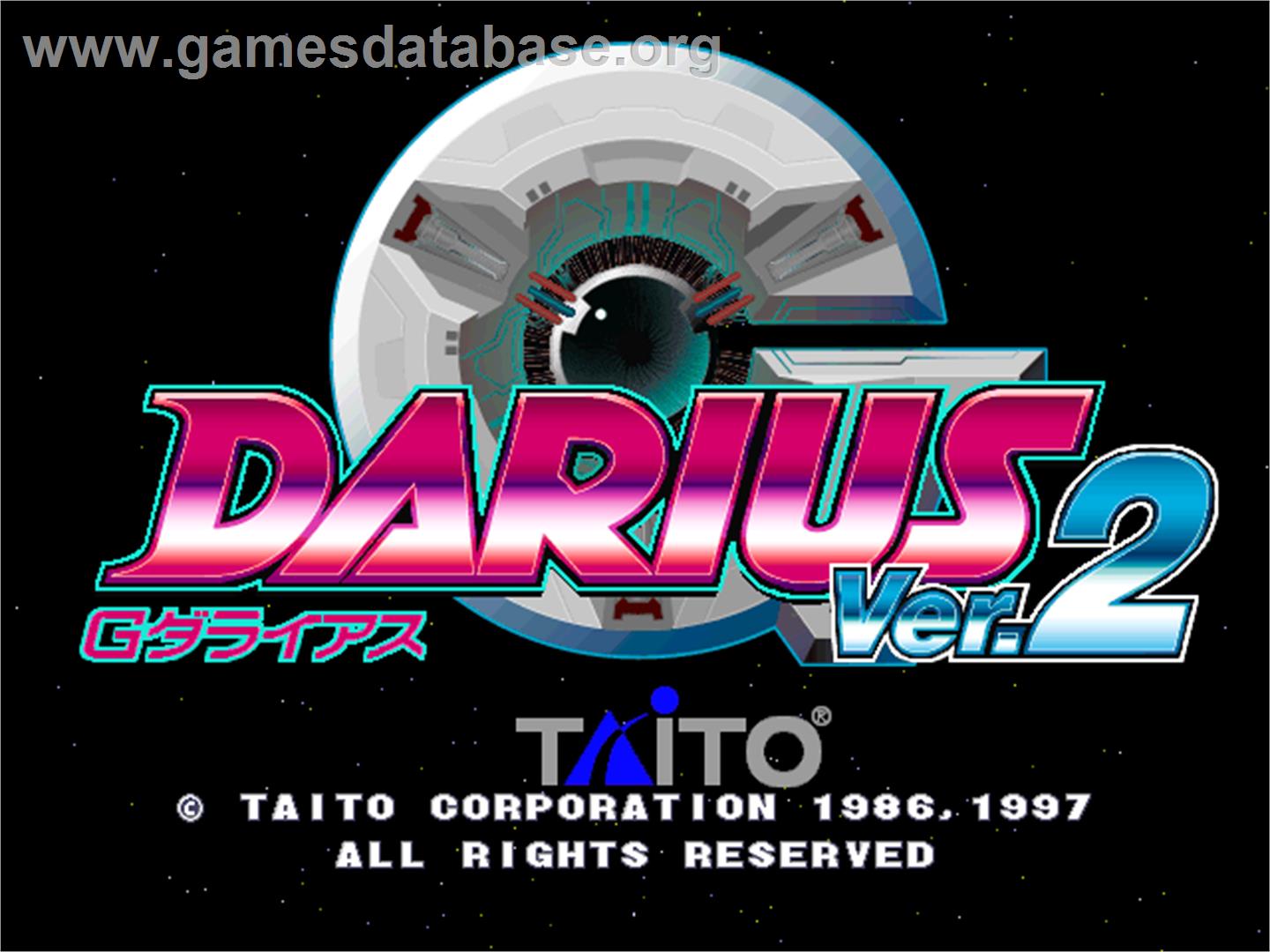 G-Darius Ver.2 - Arcade - Artwork - Title Screen