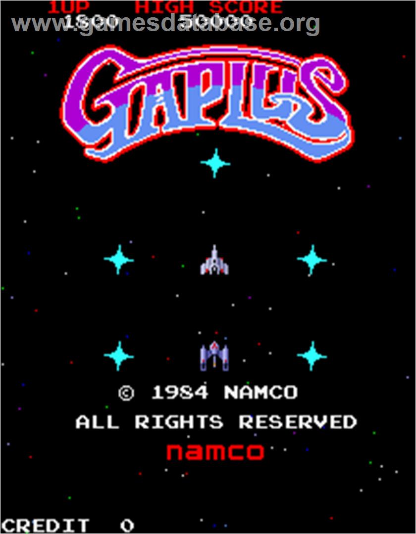 Galaga 3 - Arcade - Artwork - Title Screen