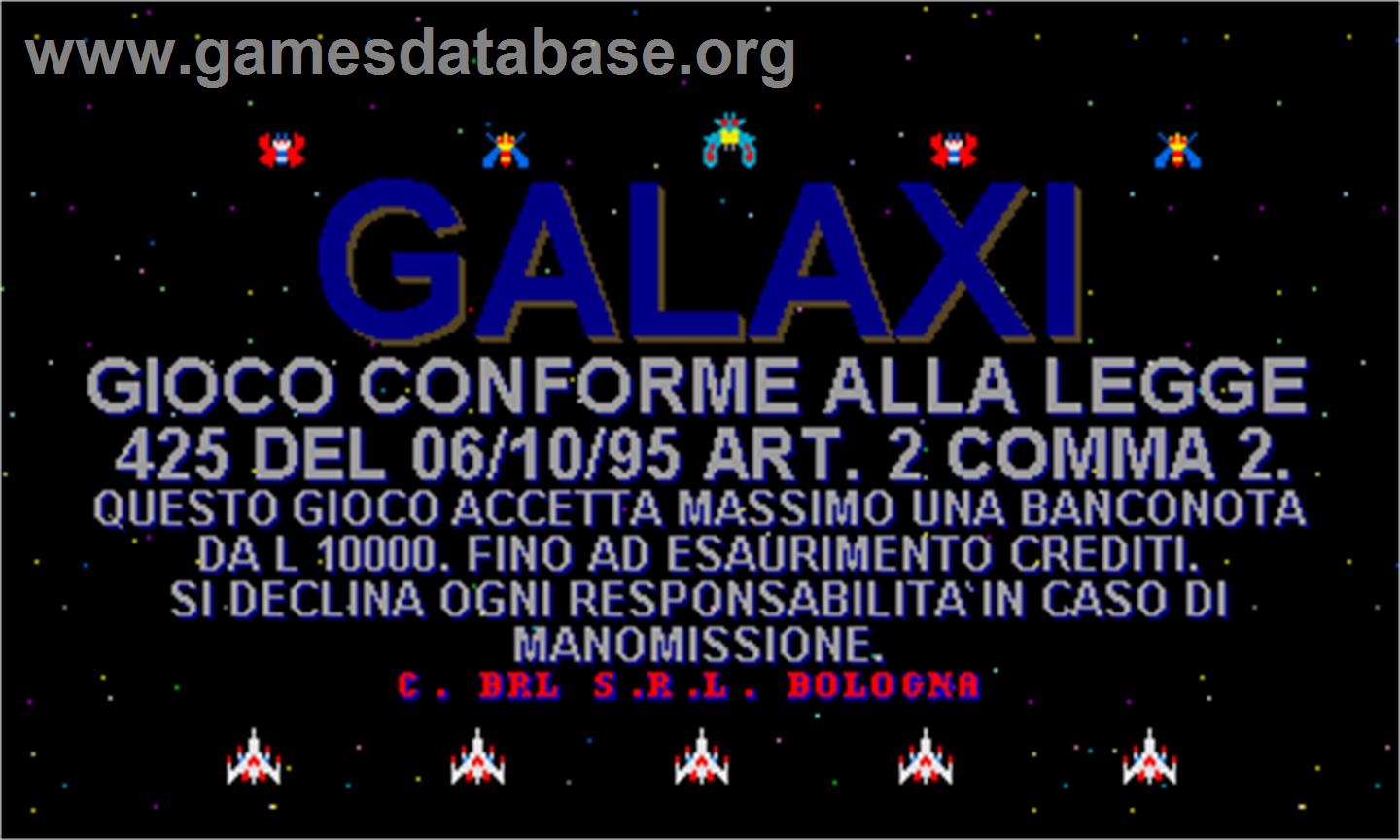 Galaxi - Arcade - Artwork - Title Screen