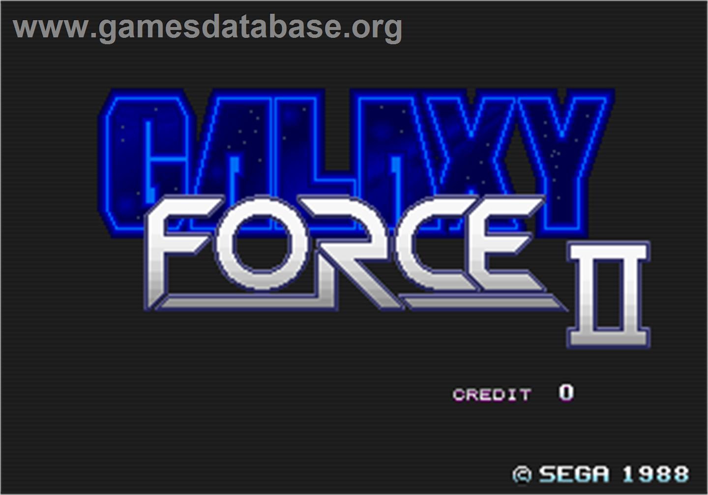 Galaxy Force 2 - Arcade - Artwork - Title Screen