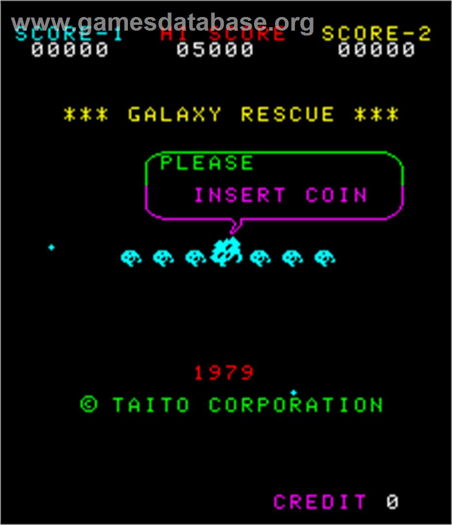 Galaxy Rescue - Arcade - Artwork - Title Screen