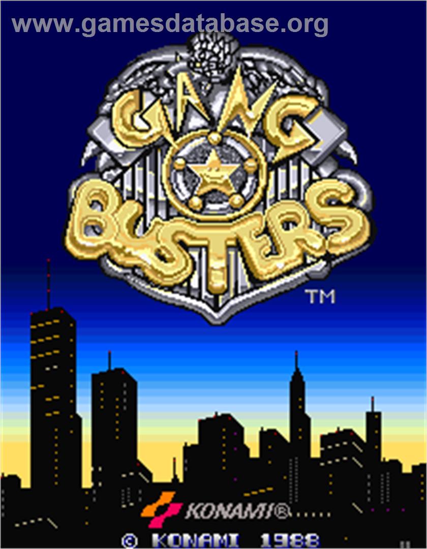 Gang Busters - Arcade - Artwork - Title Screen