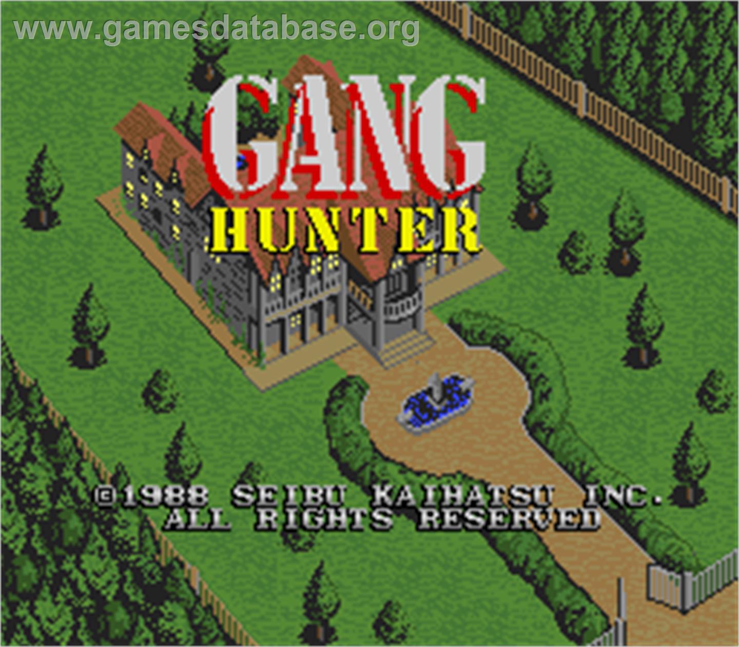 Gang Hunter - Arcade - Artwork - Title Screen
