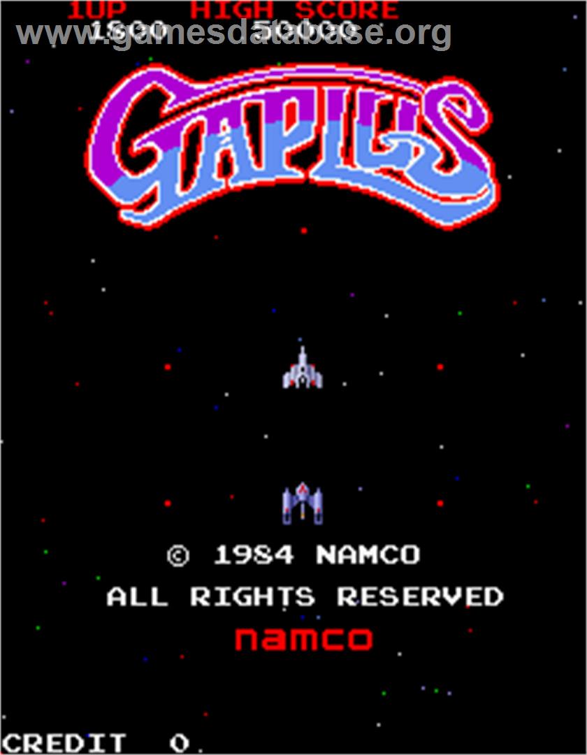 Gaplus - Arcade - Artwork - Title Screen