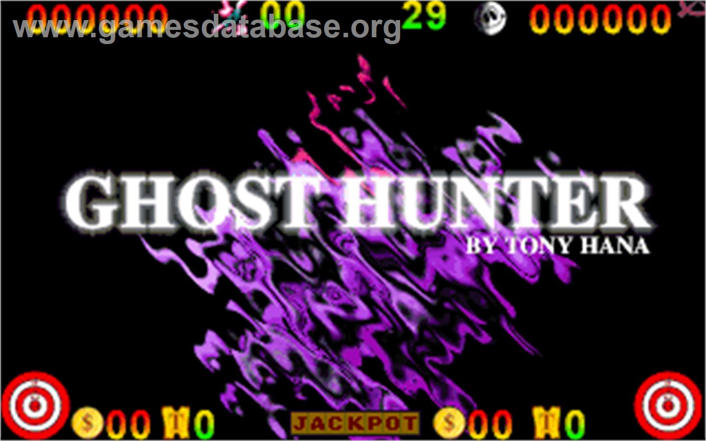 Ghost Hunter - Arcade - Artwork - Title Screen