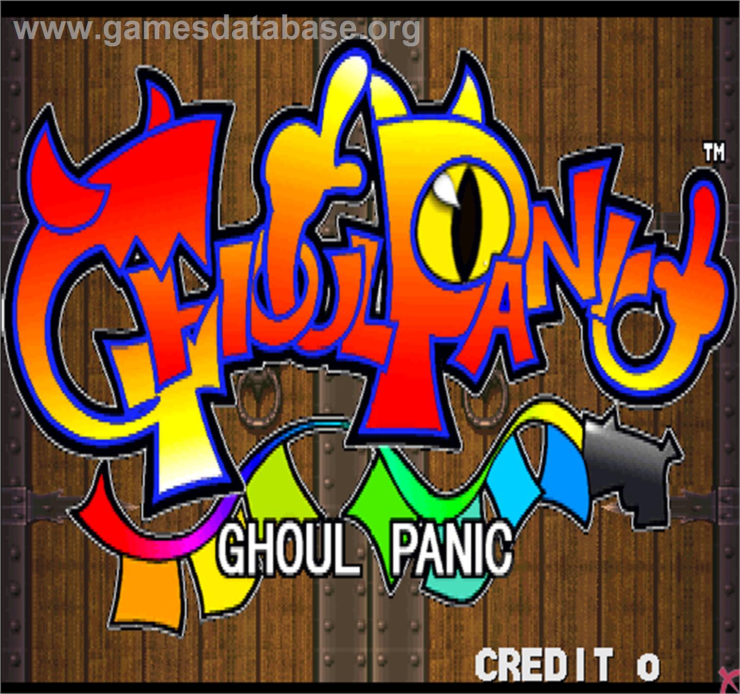 Ghoul Panic - Arcade - Artwork - Title Screen