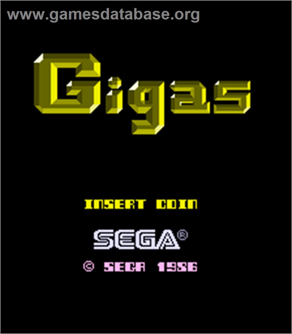 Gigas - Arcade - Artwork - Title Screen