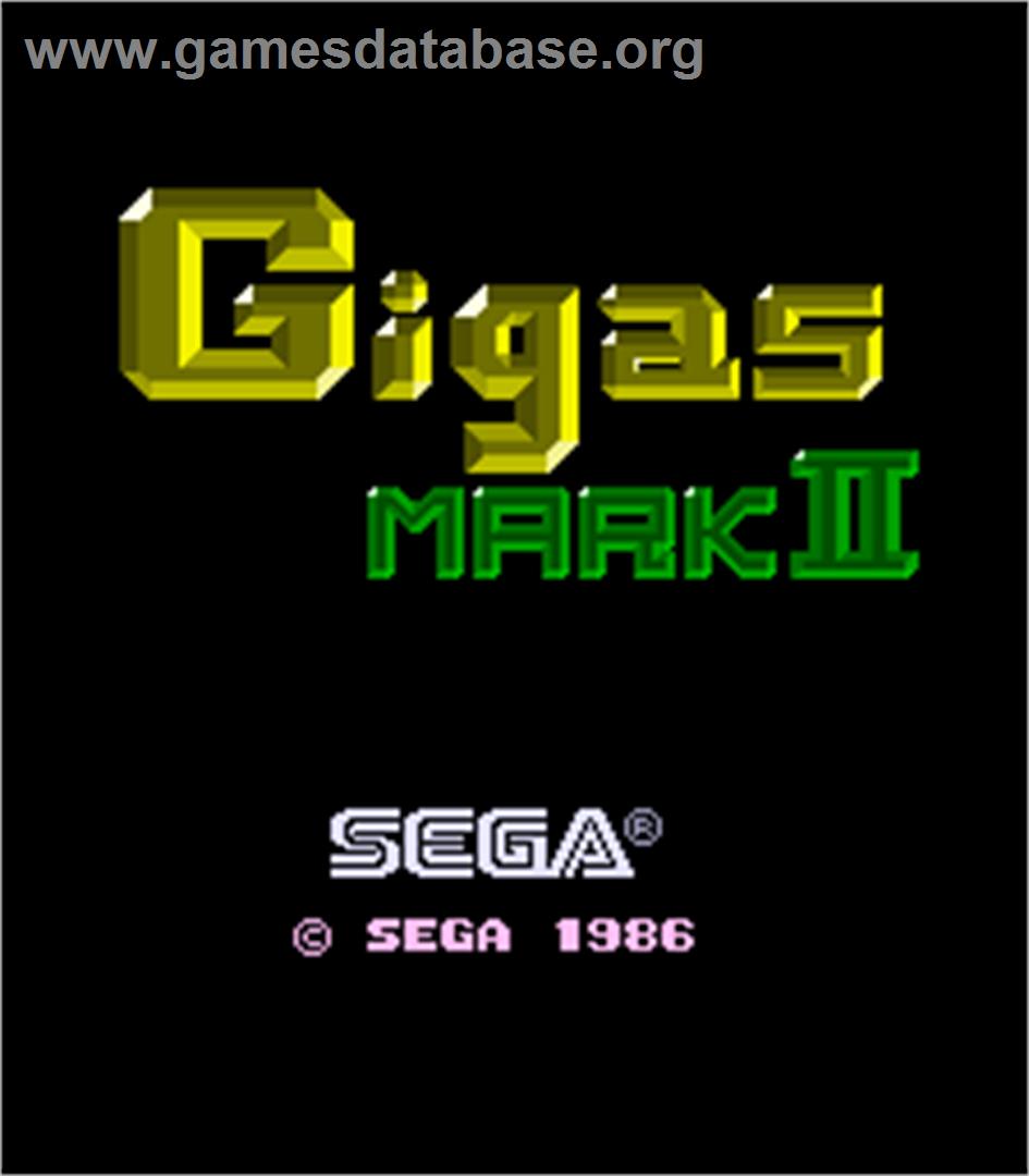 Gigas Mark II - Arcade - Artwork - Title Screen