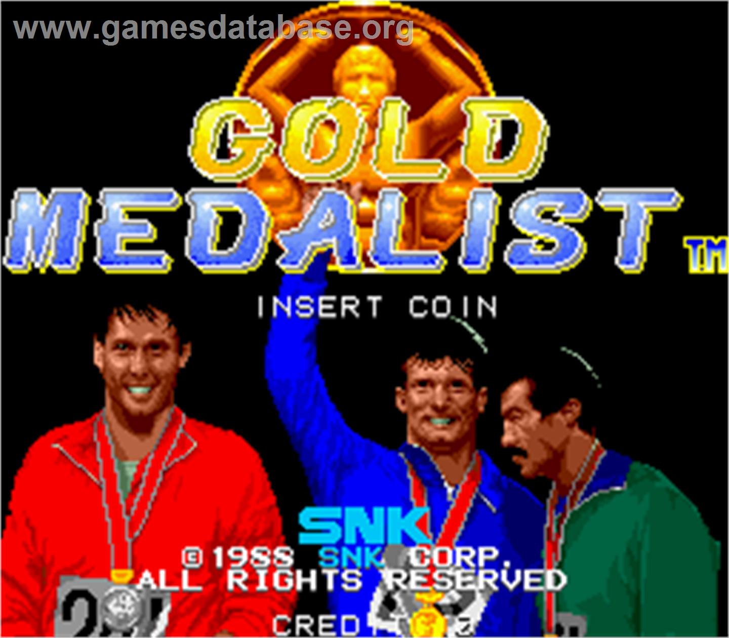 Gold Medalist - Arcade - Artwork - Title Screen