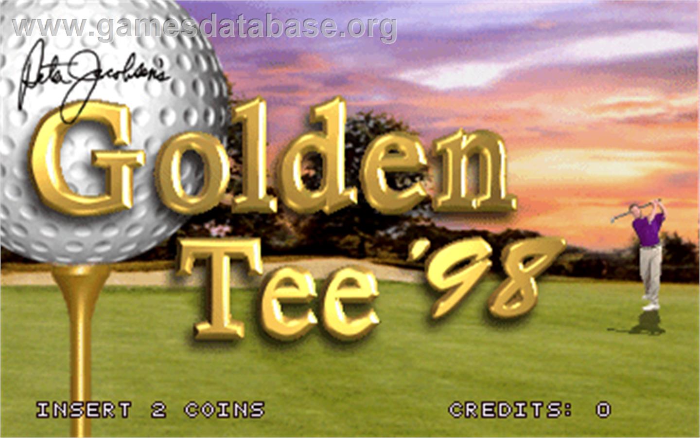 Golden Tee '98 - Arcade - Artwork - Title Screen