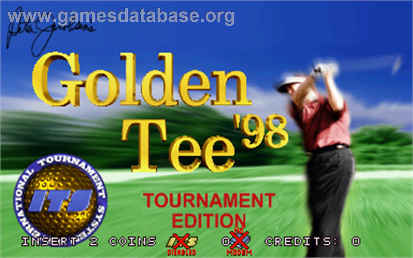 Golden Tee '98 Tournament - Arcade - Artwork - Title Screen