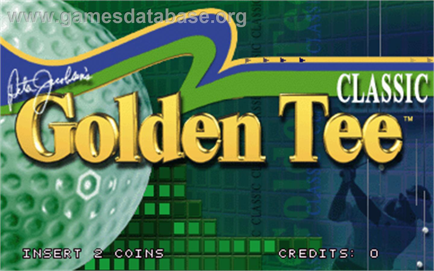 Golden Tee Classic - Arcade - Artwork - Title Screen