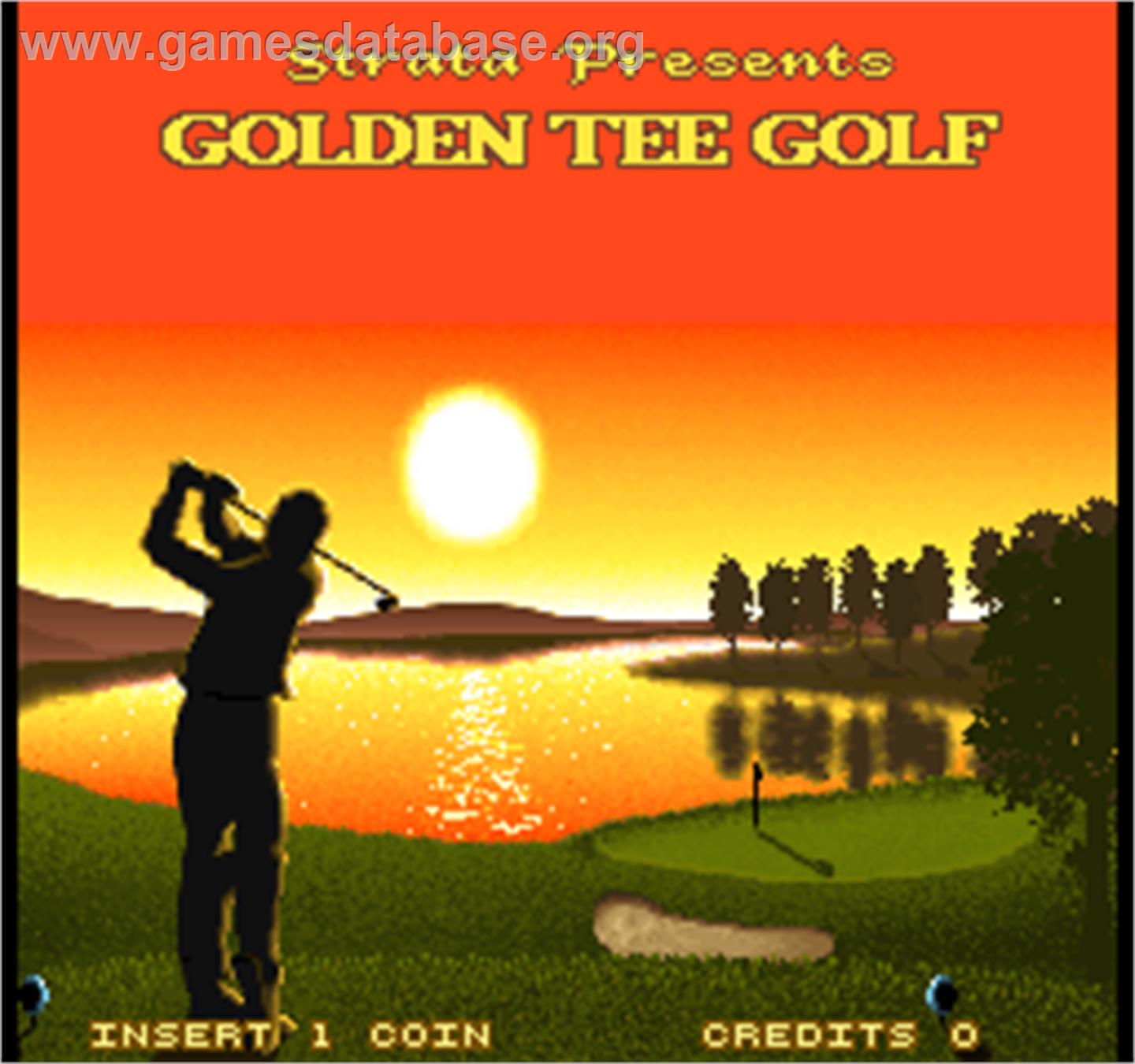 Golden Tee Golf - Arcade - Artwork - Title Screen