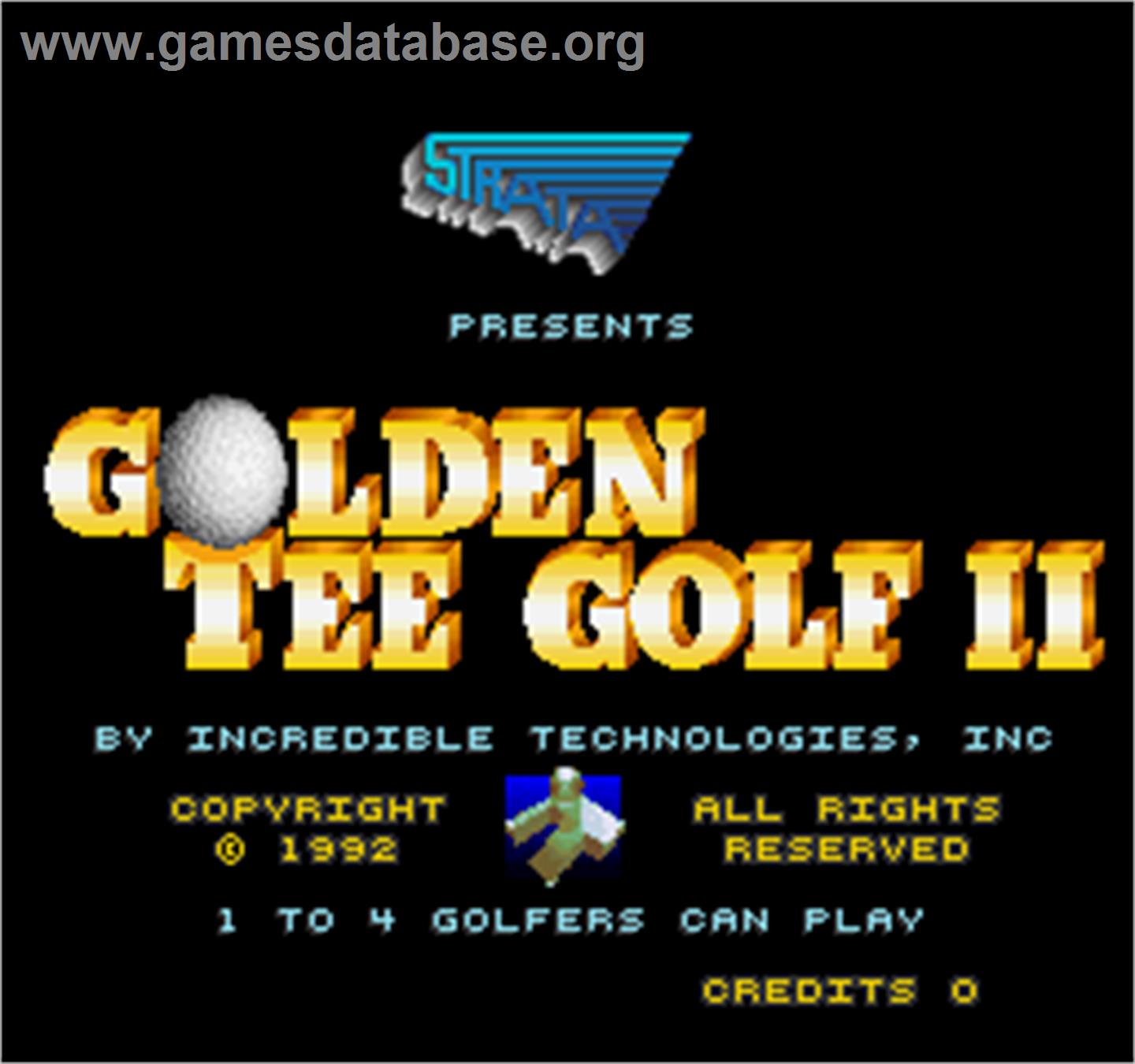 Golden Tee Golf II - Arcade - Artwork - Title Screen