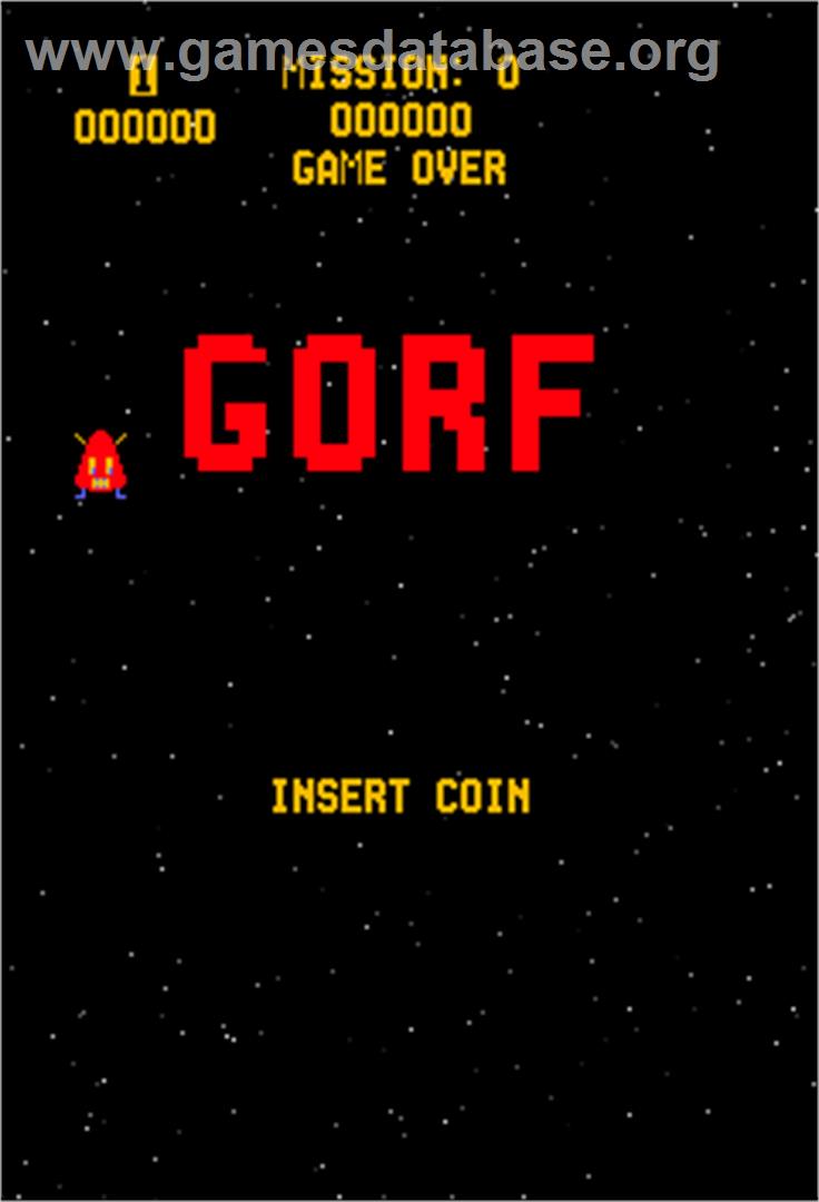 Gorf - Arcade - Artwork - Title Screen