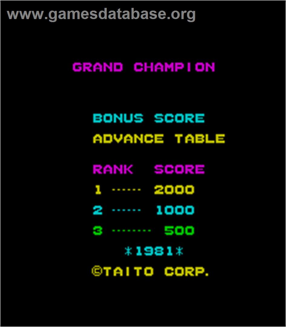 Grand Champion - Arcade - Artwork - Title Screen