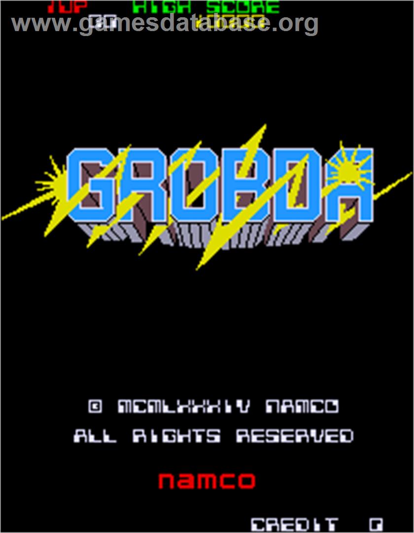 Grobda - Arcade - Artwork - Title Screen