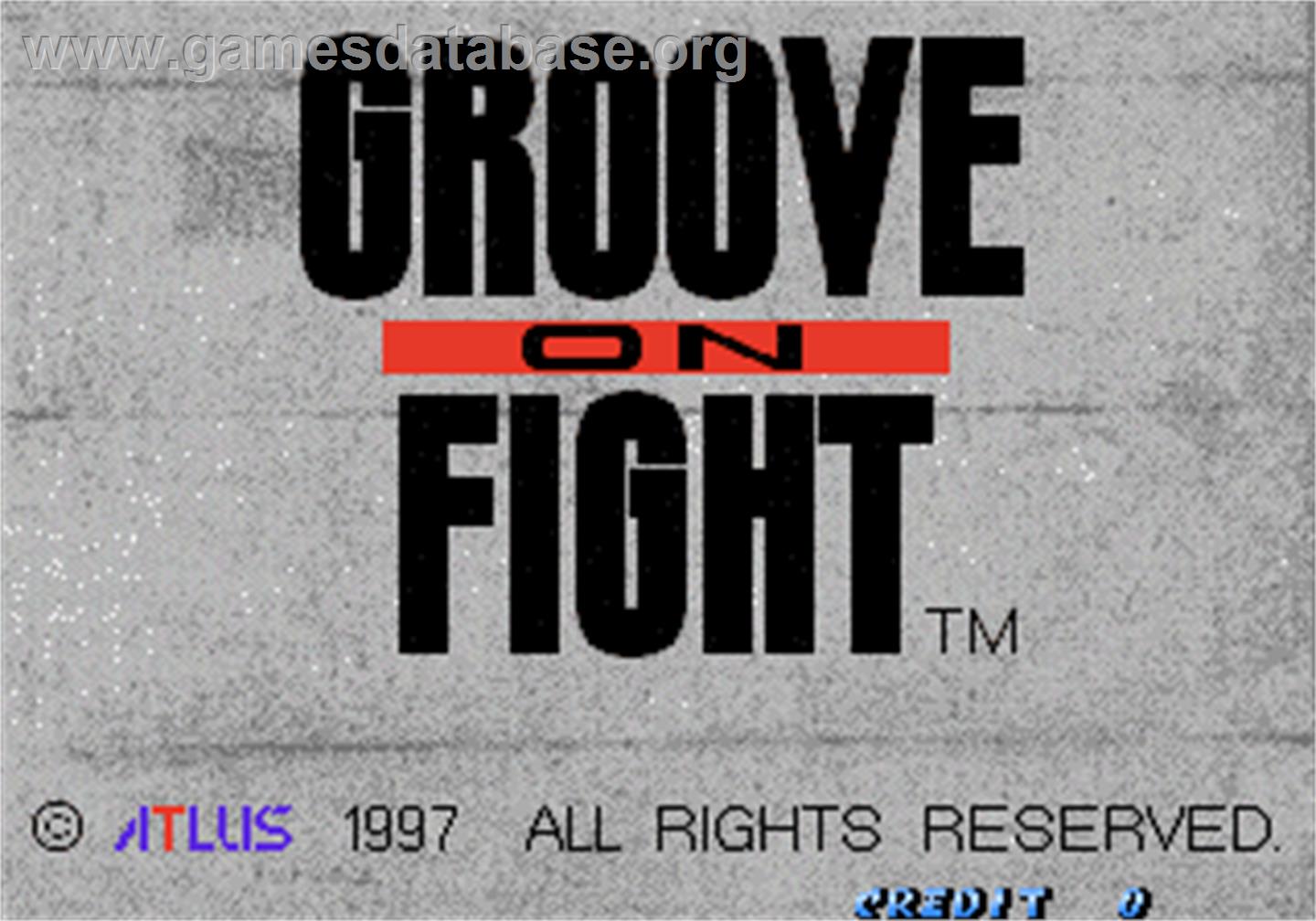 Groove on Fight - Gouketsuji Ichizoku 3 - Arcade - Artwork - Title Screen