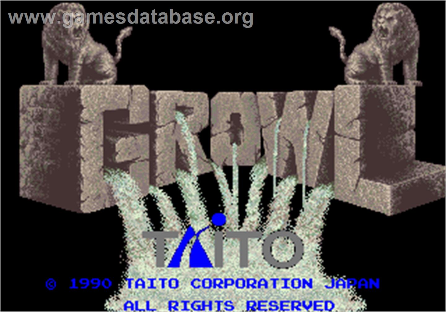 Growl - Arcade - Artwork - Title Screen