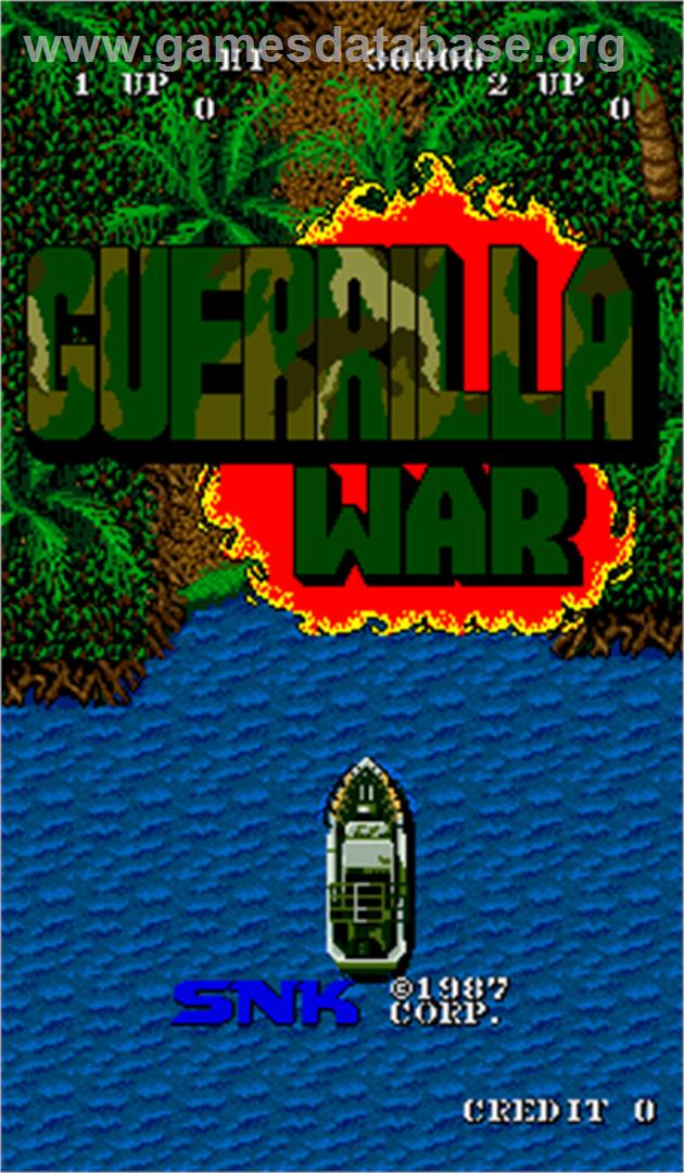 Guerrilla War - Arcade - Artwork - Title Screen