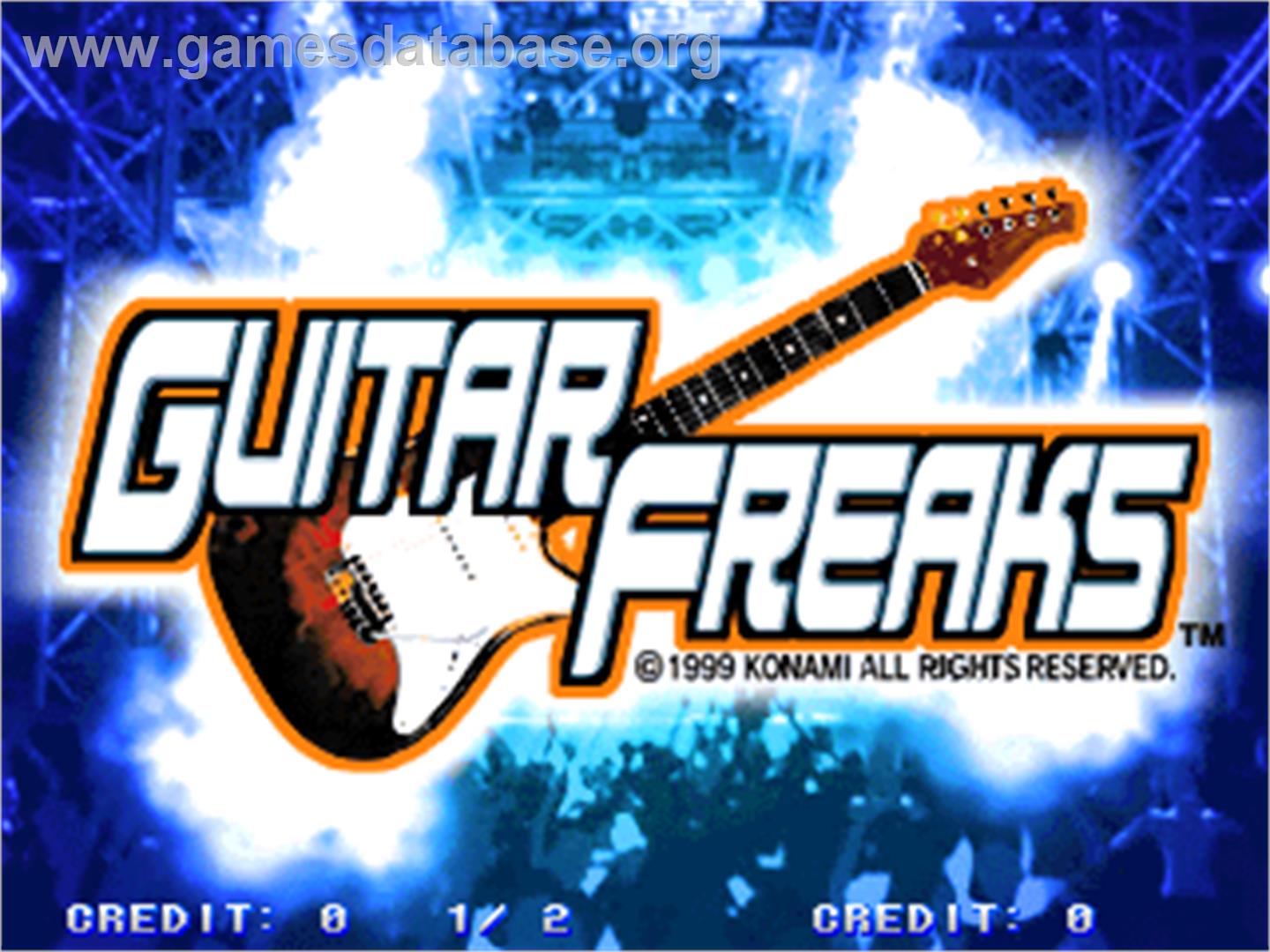 Guitar Freaks - Arcade - Artwork - Title Screen