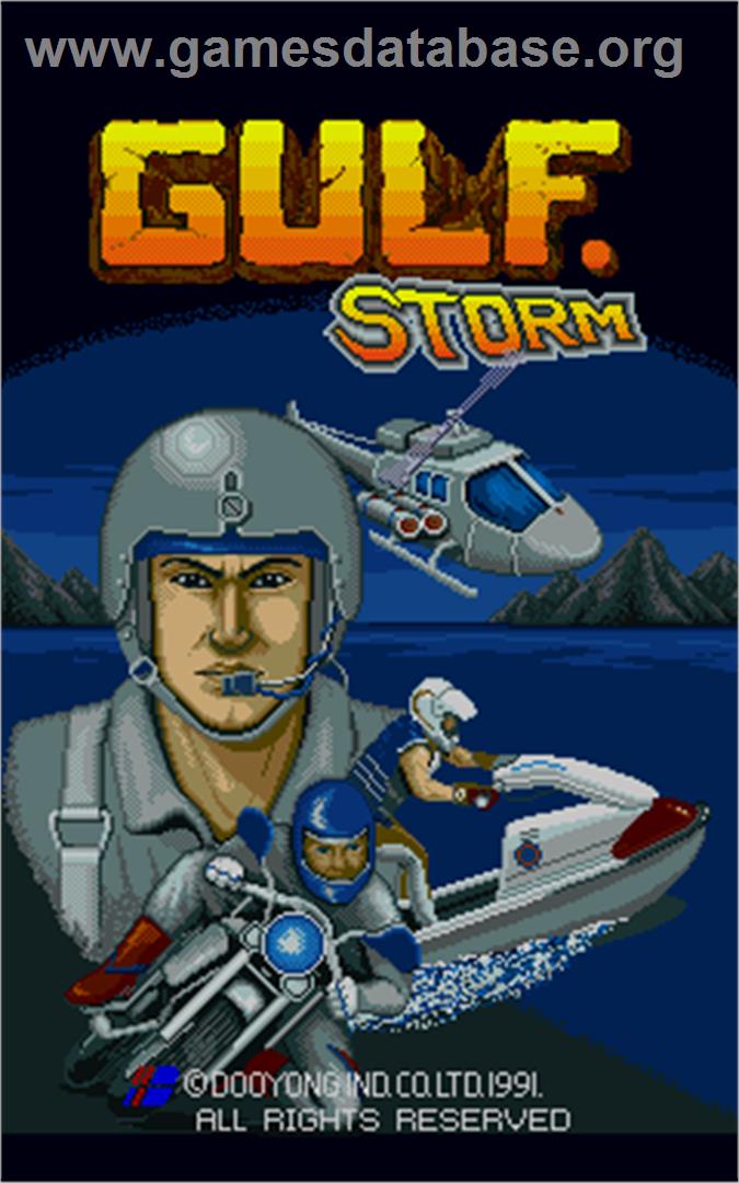 Gulf Storm - Arcade - Artwork - Title Screen