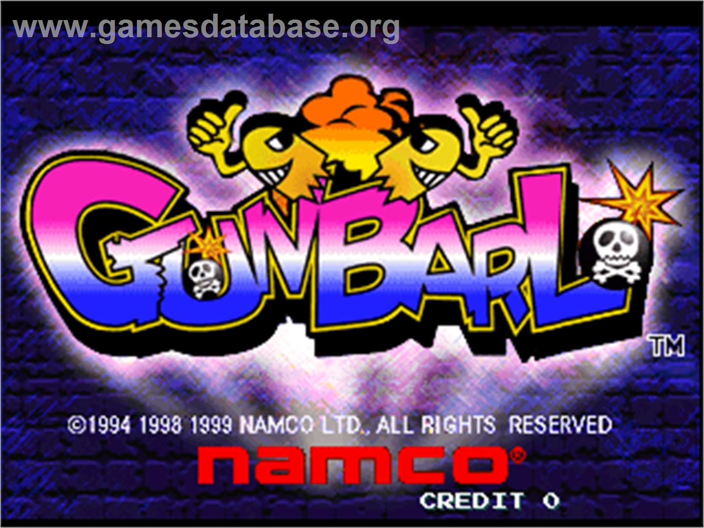 Gunbarl - Arcade - Artwork - Title Screen