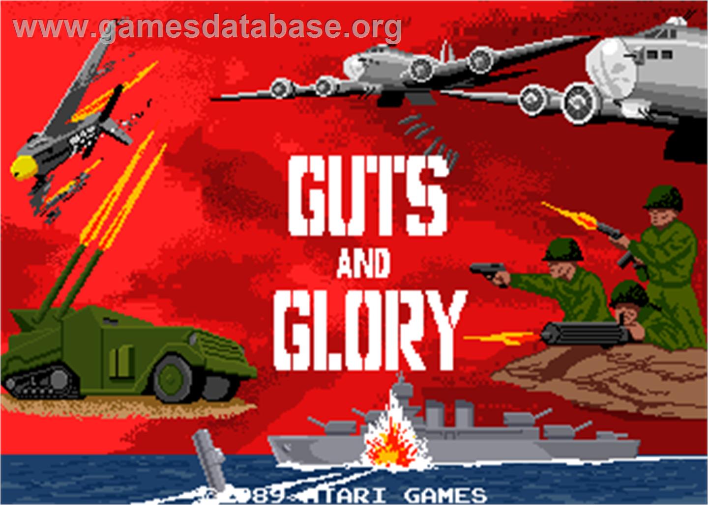 Guts n' Glory - Arcade - Artwork - Title Screen