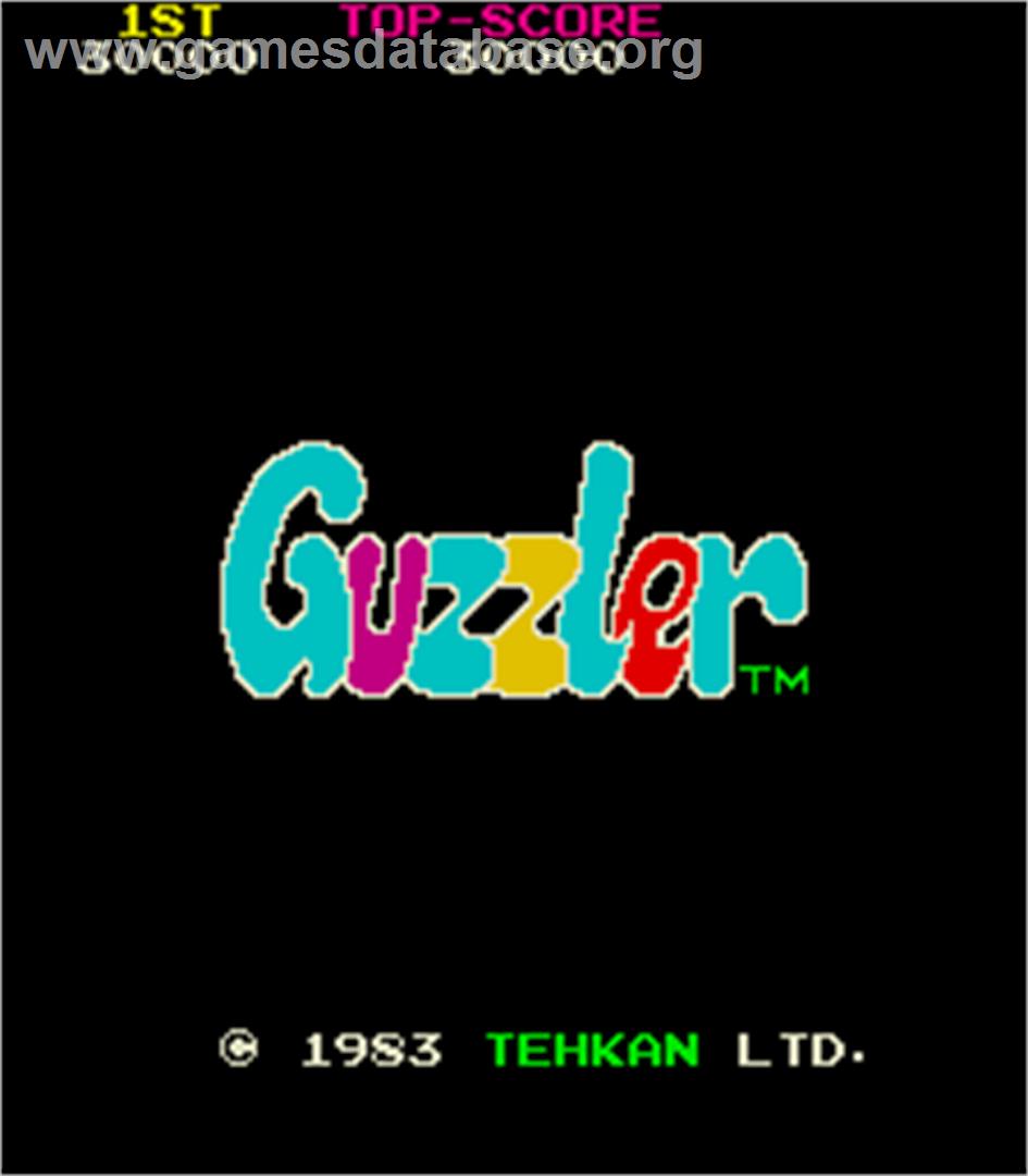 Guzzler - Arcade - Artwork - Title Screen