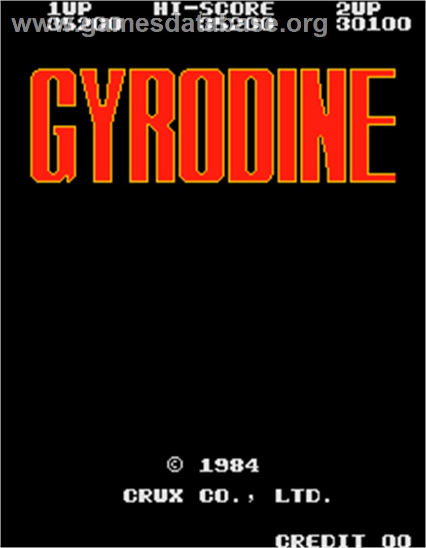 Gyrodine - Arcade - Artwork - Title Screen