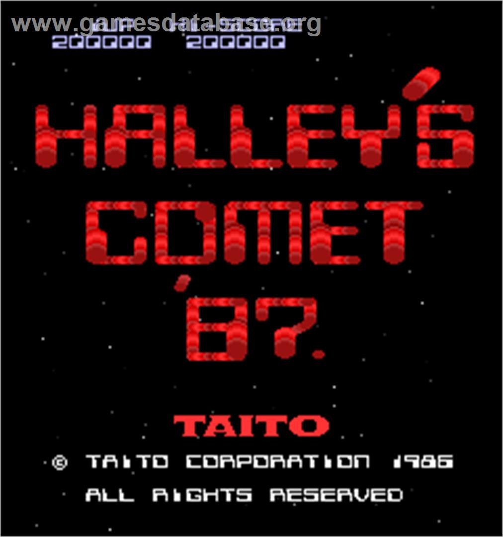 Halley's Comet '87 - Arcade - Artwork - Title Screen