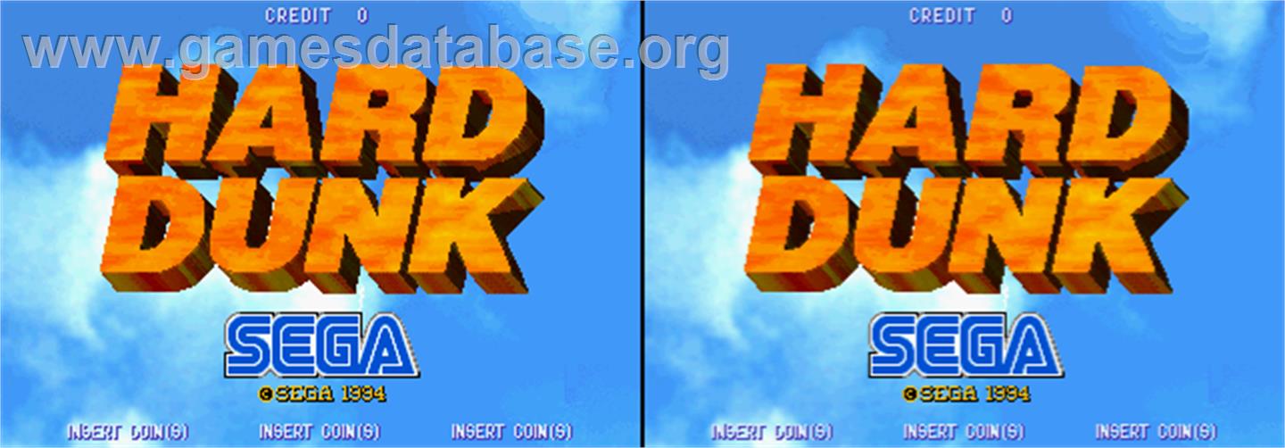 Hard Dunk - Arcade - Artwork - Title Screen