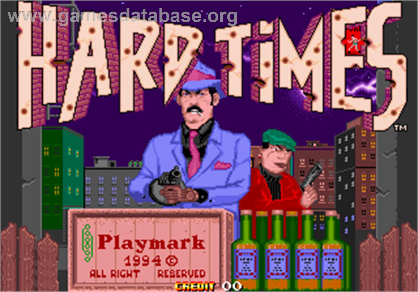 Hard Times - Arcade - Artwork - Title Screen