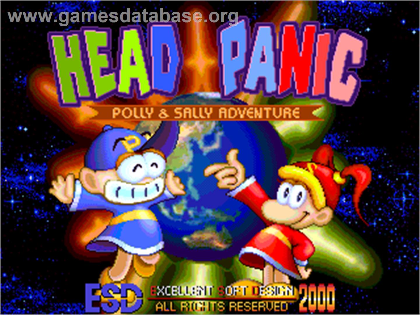 Head Panic - Arcade - Artwork - Title Screen